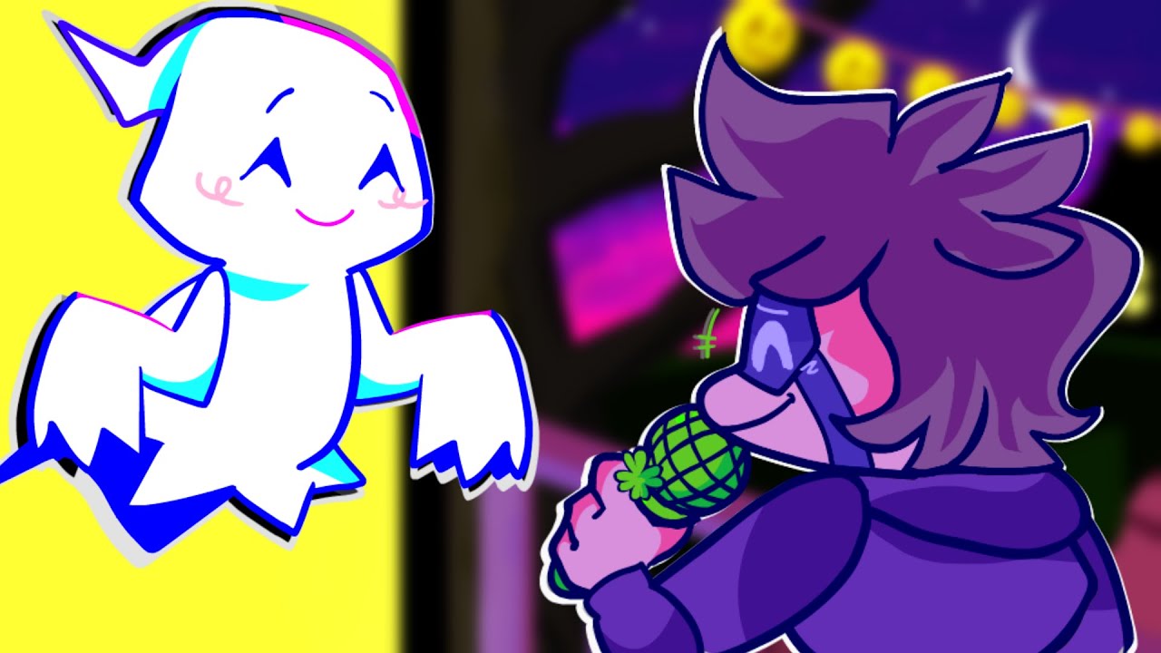 Стики навещает призрака! (FNF: Don't Get Spooked Collab)