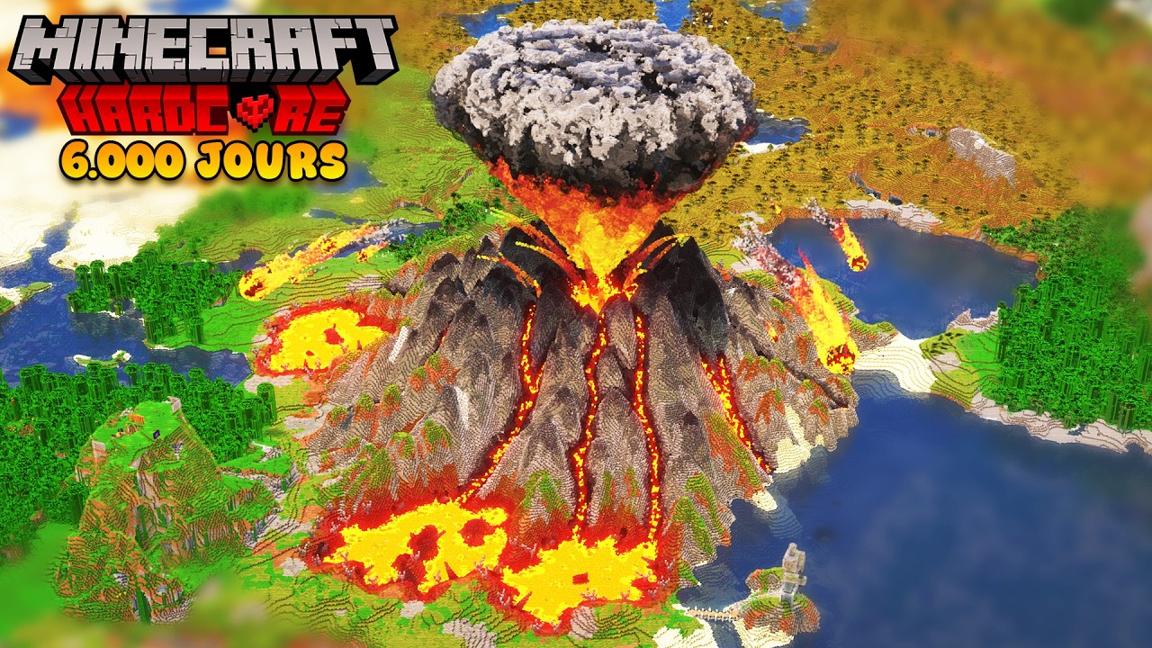 J'ai SURVÉCU 6000 Jours sur Minecraft HARDCORE ❤️‍🔥