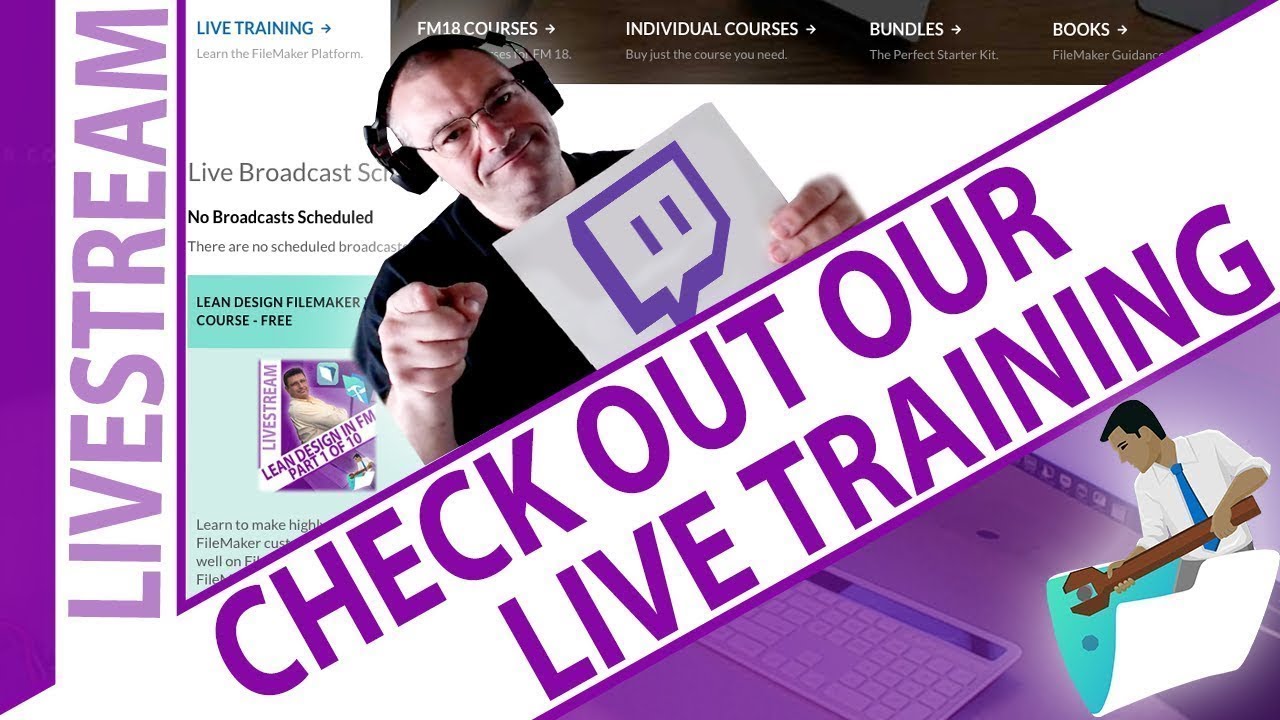 Come to Live Training - Learn FileMaker - Problem Solving Questions Answered - FileMaker Livestream