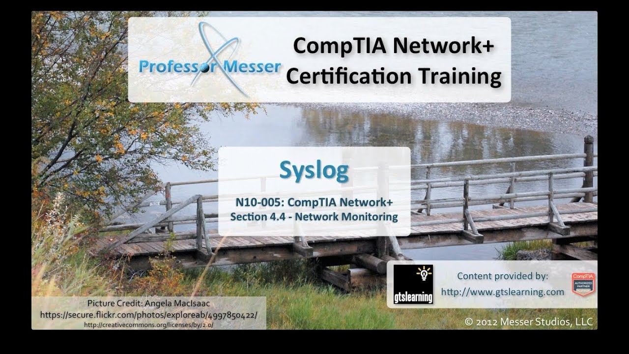 Introduction to Syslog - CompTIA Network+ N10-005: 4.4