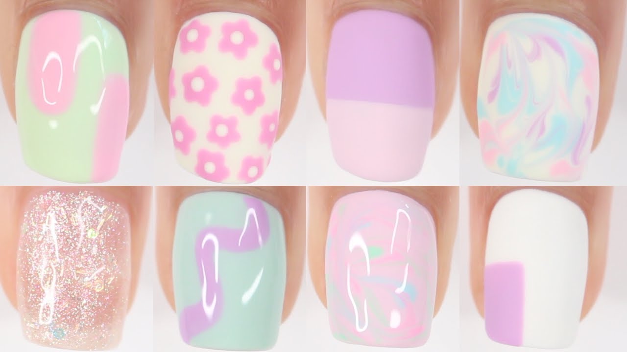 SPRING NAIL DESIGNS | spring nail polish colors nail art compilation | Gellen