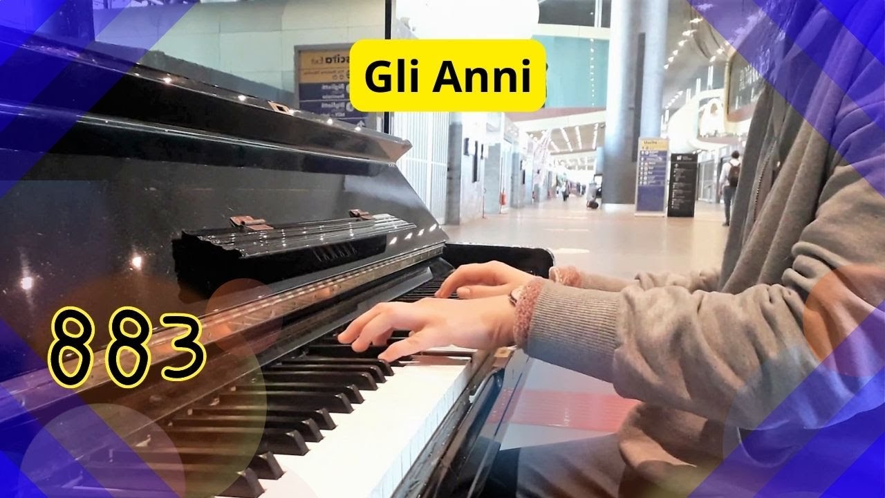 Gli Anni - 883 - Piano cover
