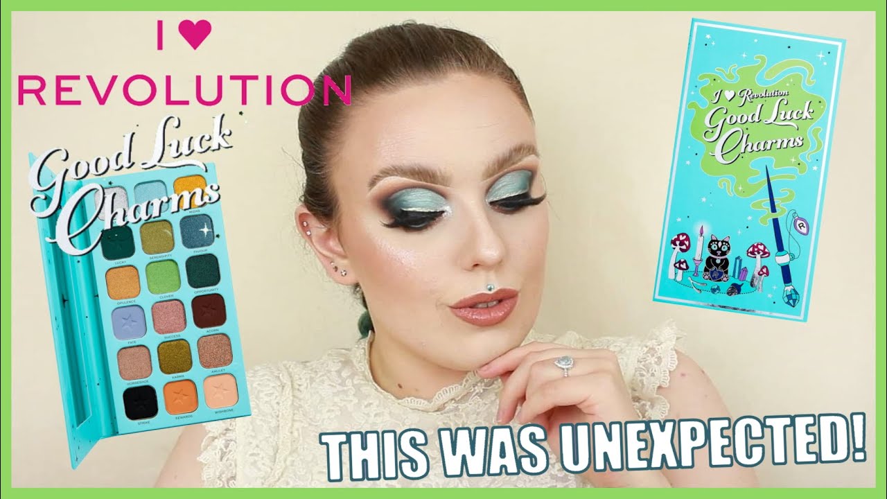 I Heart Revolution Good Luck Charms Palette Review | Swatches & First Impressions | Auroreblogs