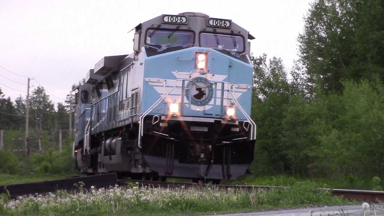 Central Maine & Quebec Railway Train Job 2 near Sherbrooke, QC as CP Takeover Looms