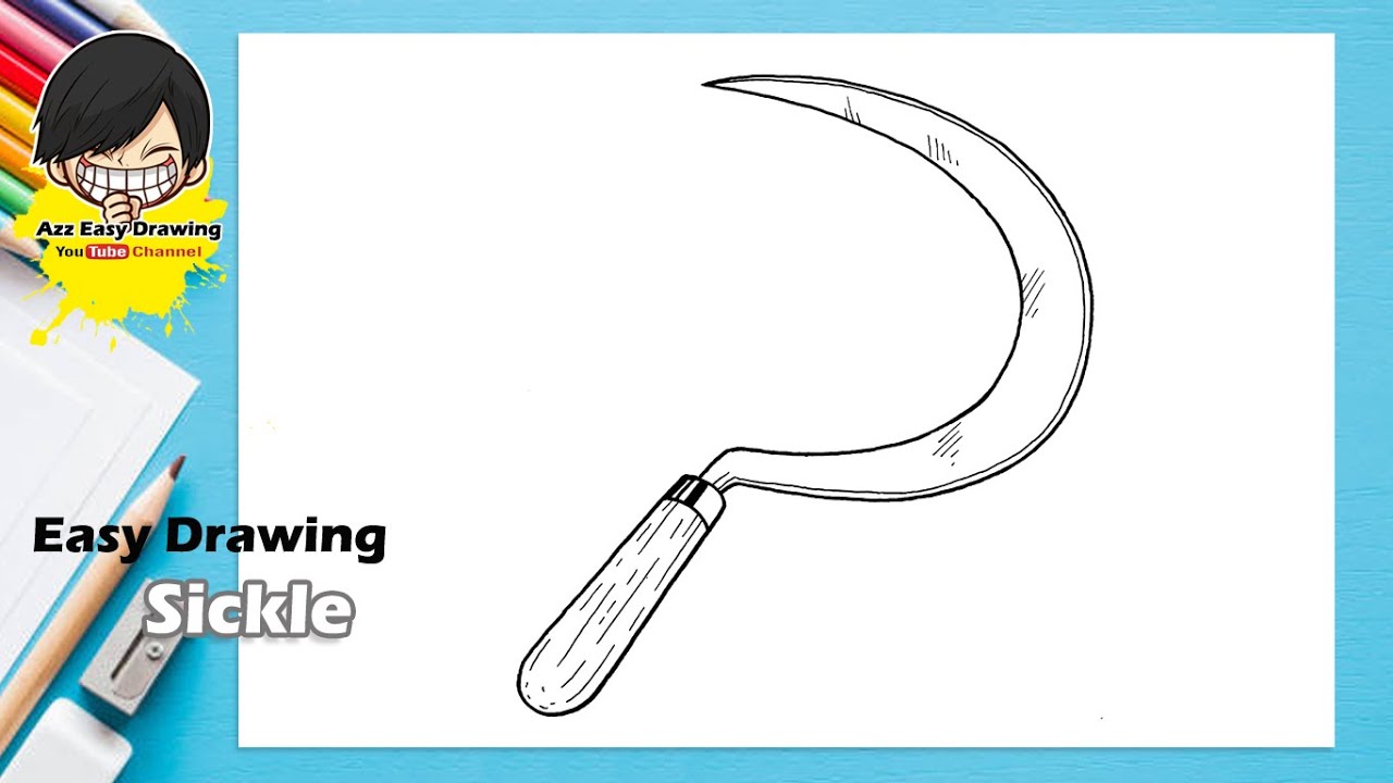 Easy Drawing Sickle