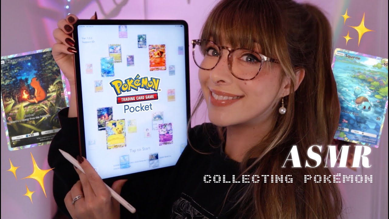 ASMR 🌟 Pokémon TCG Pocket! New Cards and Relaxing Taps! ✮ Whispered Card Opening For Sleep 💤😴