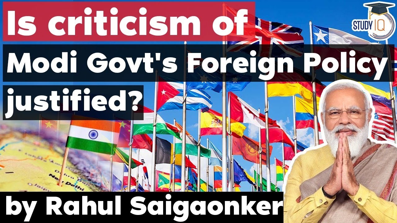 Foreign Policy of India under Modi Government - International Relations Current Affairs for UPSC