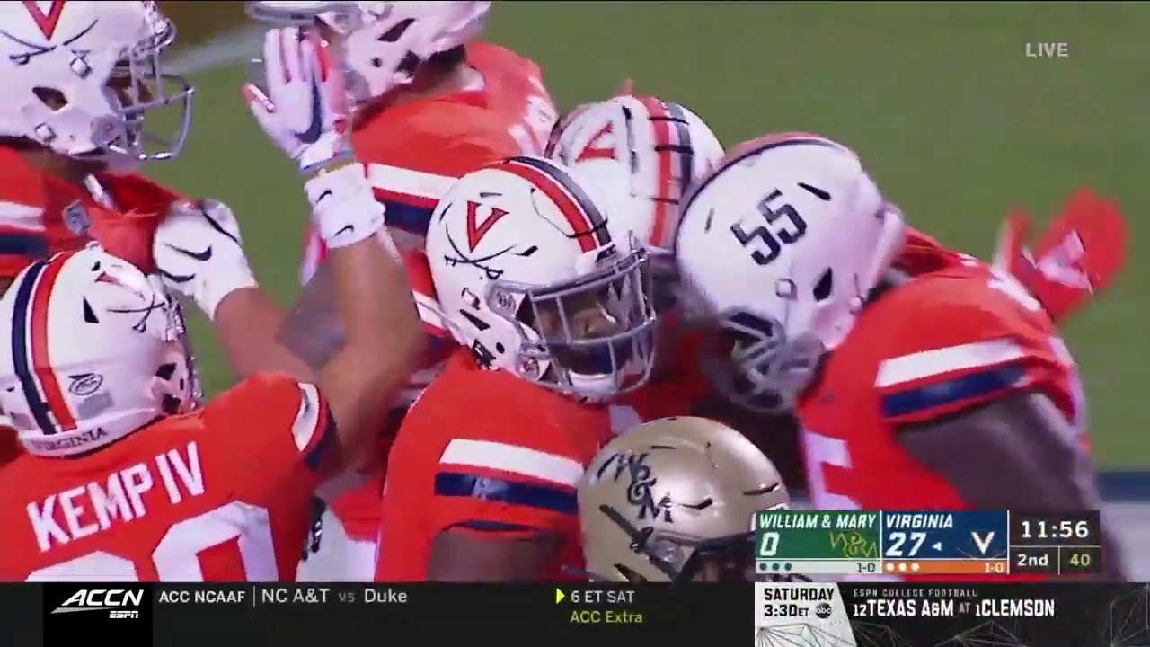 Bryce Perkins Full Highlights W&M vs Virginia | 270 Total Yards, 3 TDs | 9.6.19