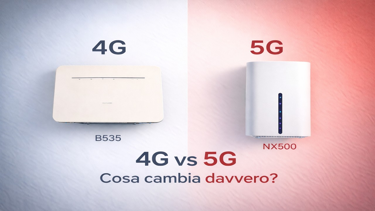 Huawei B535 vs NX500 – 4G contro 5G: cosa cambia davvero?