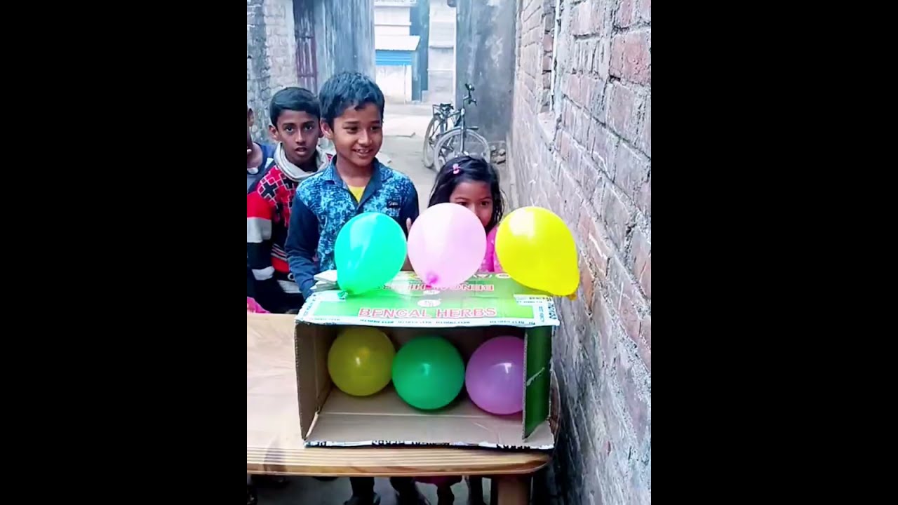 বেলুন সাজানো মজার খেলা,