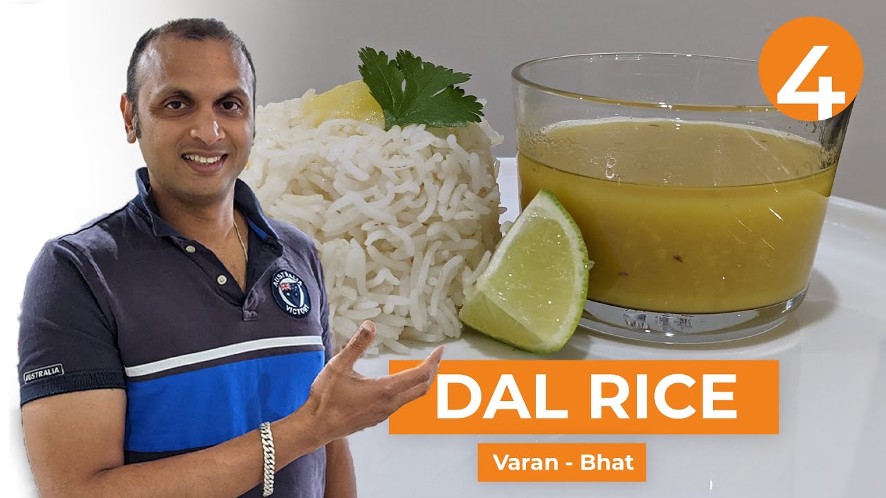 Learn to Cook-Basics #4 Dal & Rice (Varan Bhat Recipe)|How to Cook Rice Perfectly in Pressure Cooker