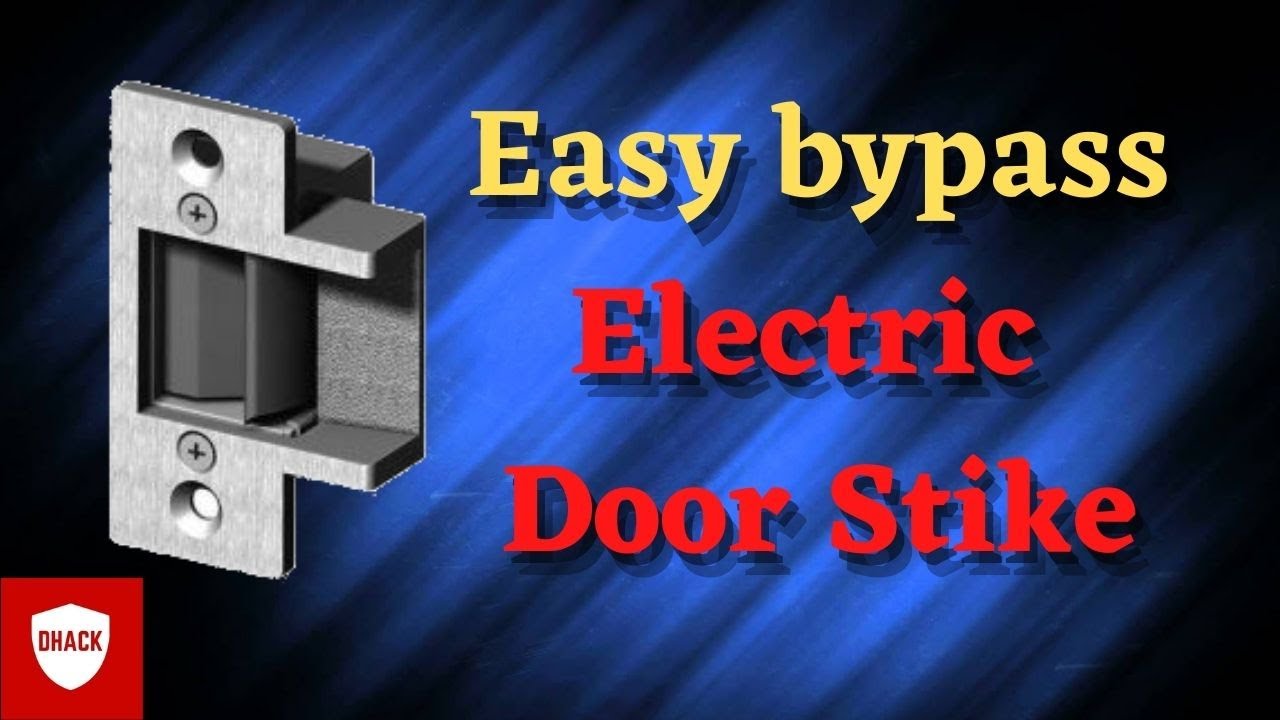 Easy bypass of an electric door strike (and fix😊)