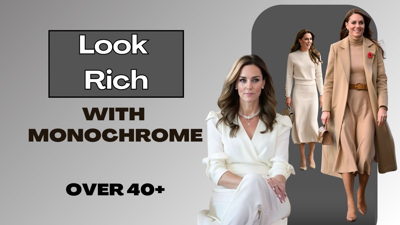 The Power of Monochrome Style for women 40+ | RESEARCH-backed