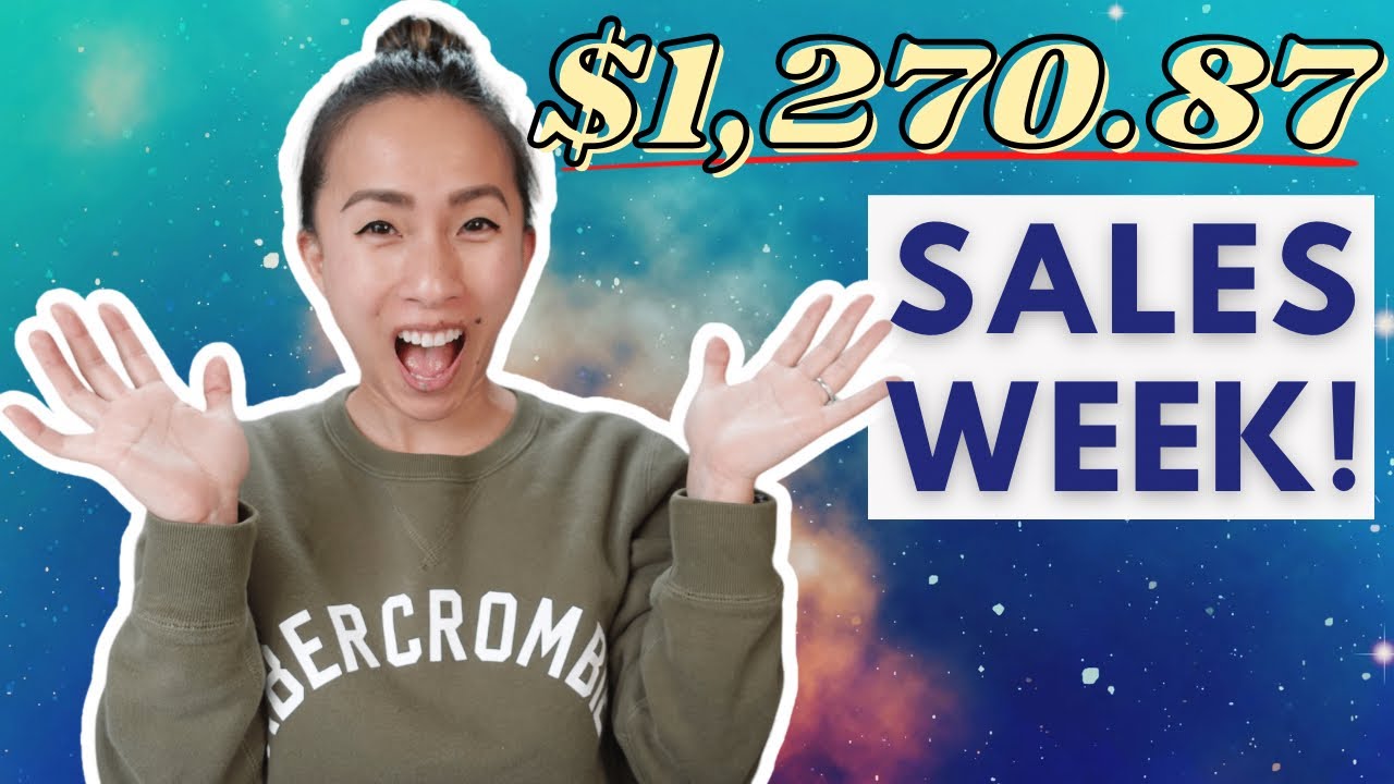 If You List It, IT WILL SELL - I Finally Met My Sales Goal! What Sold on Poshmark, eBay, Mercari