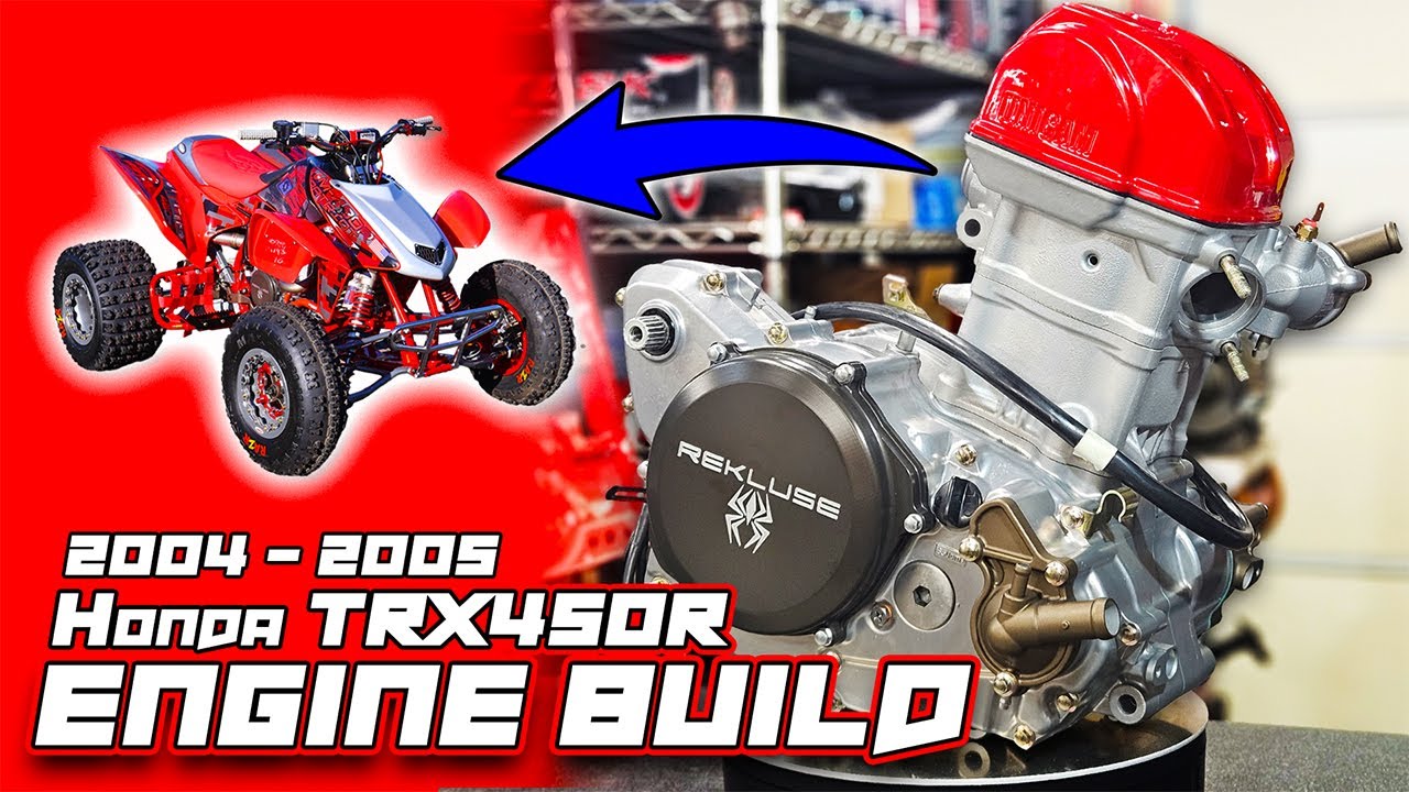 How to Build a Honda TRX450R Engine  | 2004 - 2005 Full Build Step by Step
