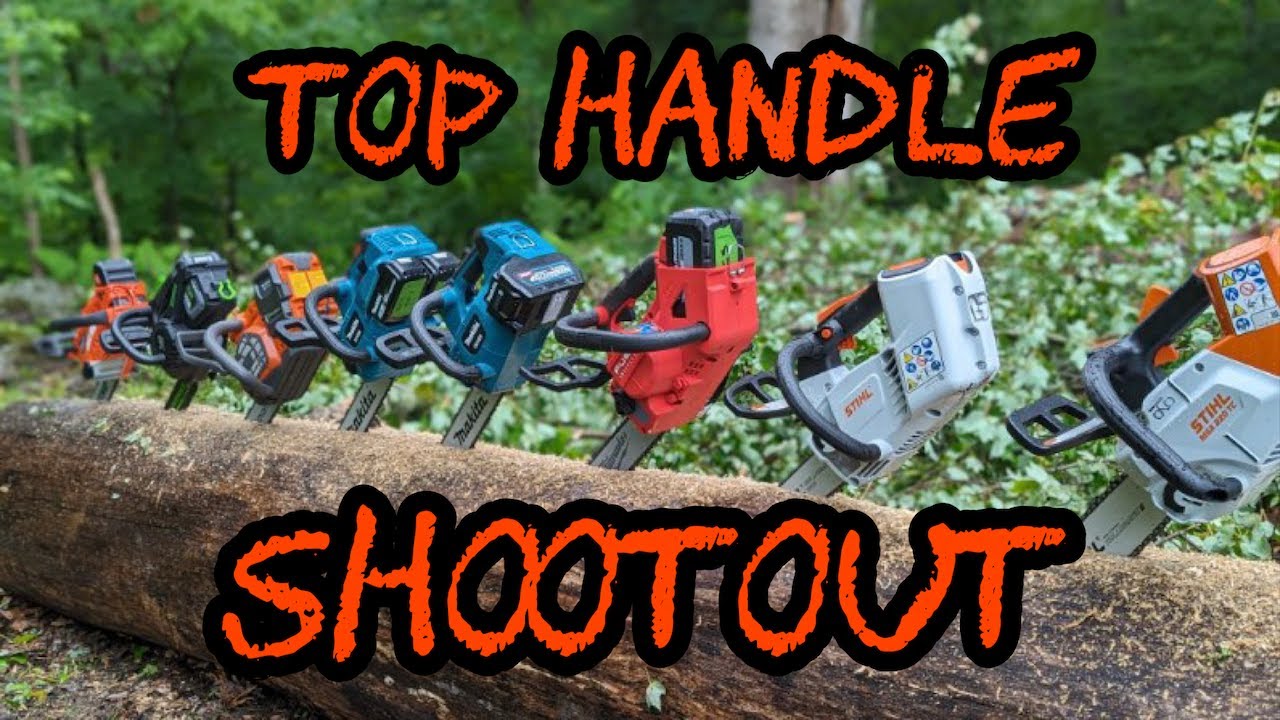 #389 PRO Battery Top Handle Chainsaw Head to Head!