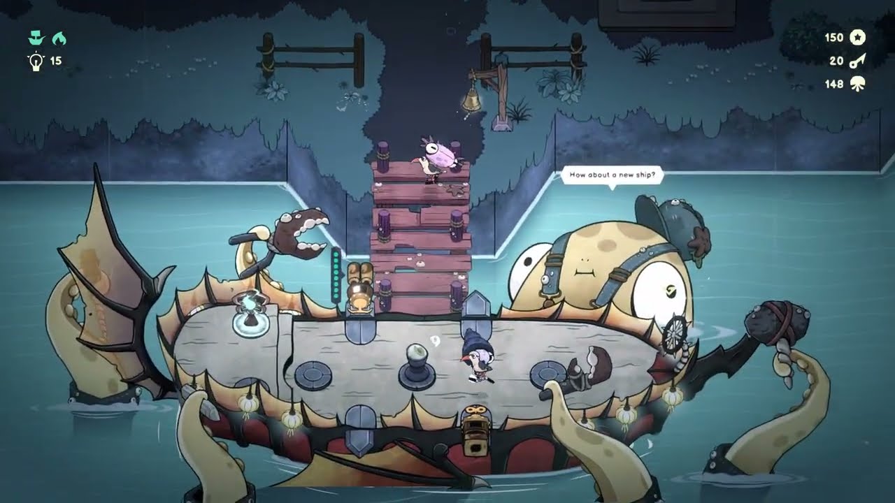 Ship of fools - 2 player co op - We beat lvl 15 (again) with Red Scourge because it wasn't thrilling