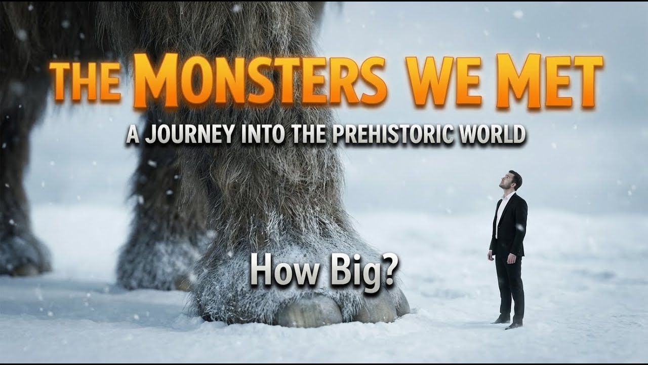 HOW BIG ???  Standing Next To Ice Aged Beasts.