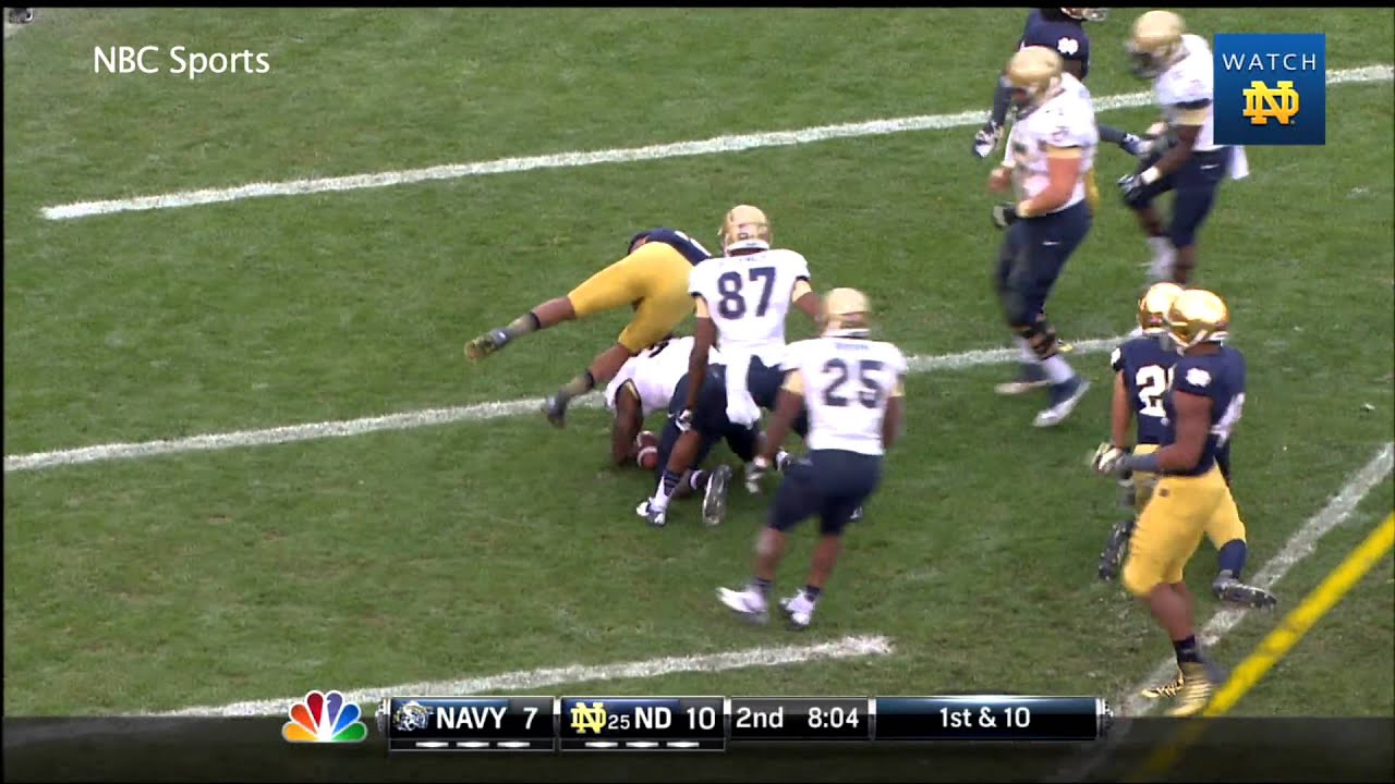 Notre Dame vs Navy Highlights