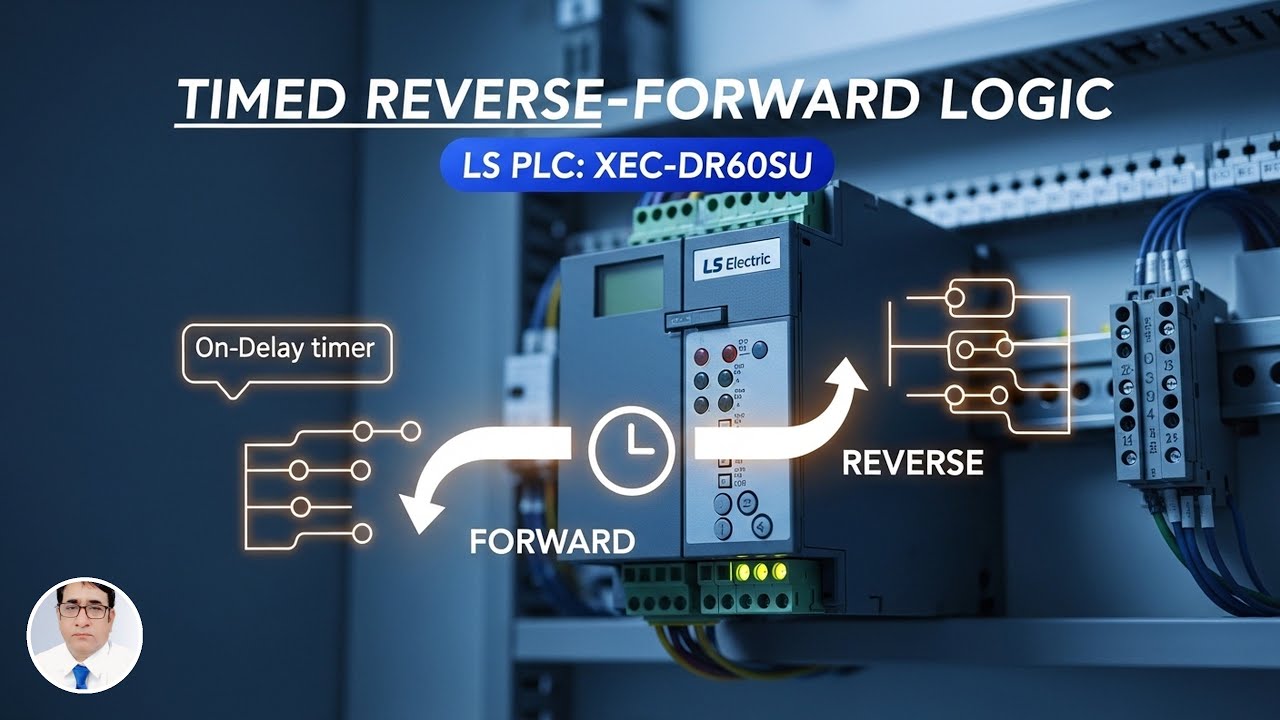 how can create Rew Fwd control with Timer in LS PLC model XEC-DR60SU