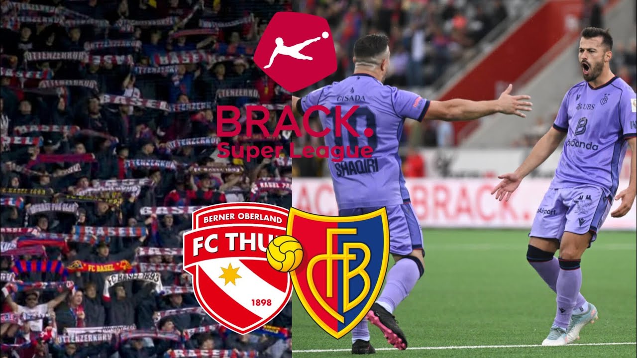FC Thun vs. FC Basel Stadionvlog🥳 DER FCB VERPASST DEM FC THUN DIE ERSTE SAISONNIEDERLAGE🔴🔵😍
