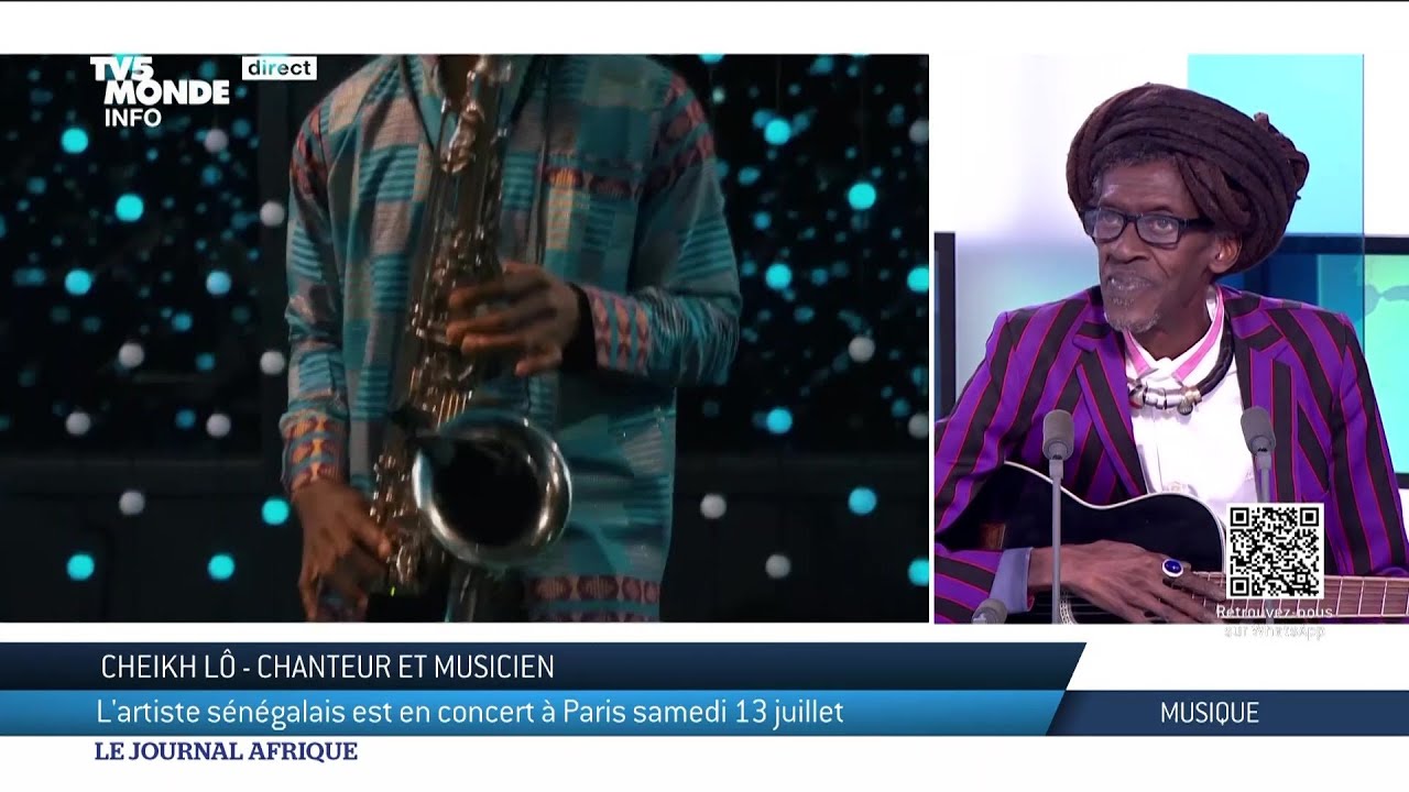 L'invité du JTA : le chanteur, compositeur et interprète sénégalais Cheikh Lô
