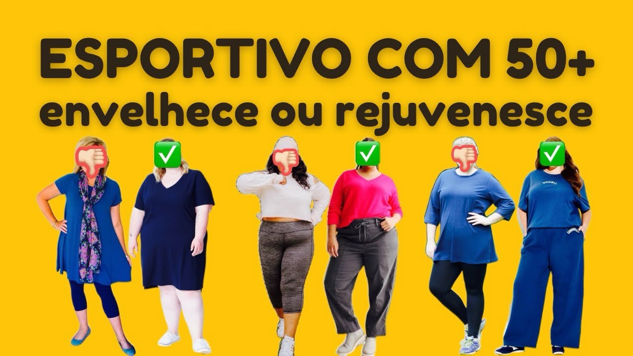 Como usar looks esportivos depois dos 50 (com corpo real)