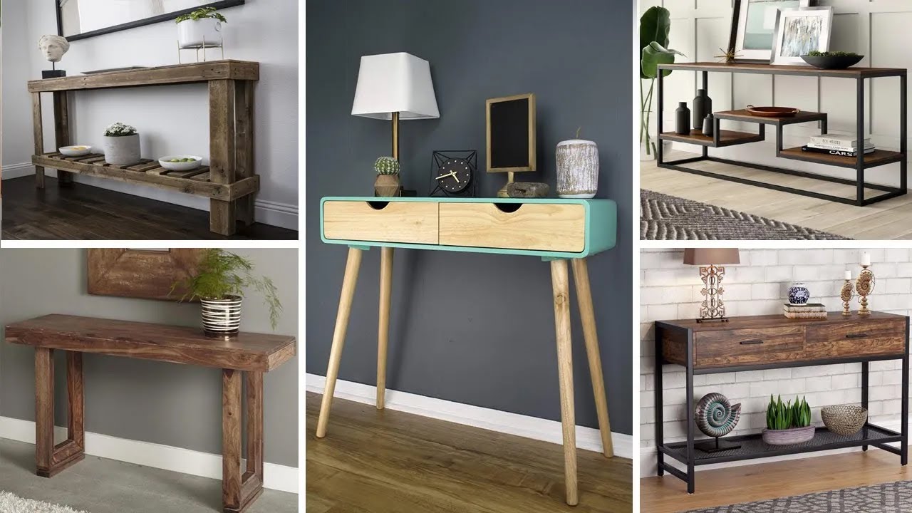 Modern console table design ideas - Entryway console table ideas for modern home