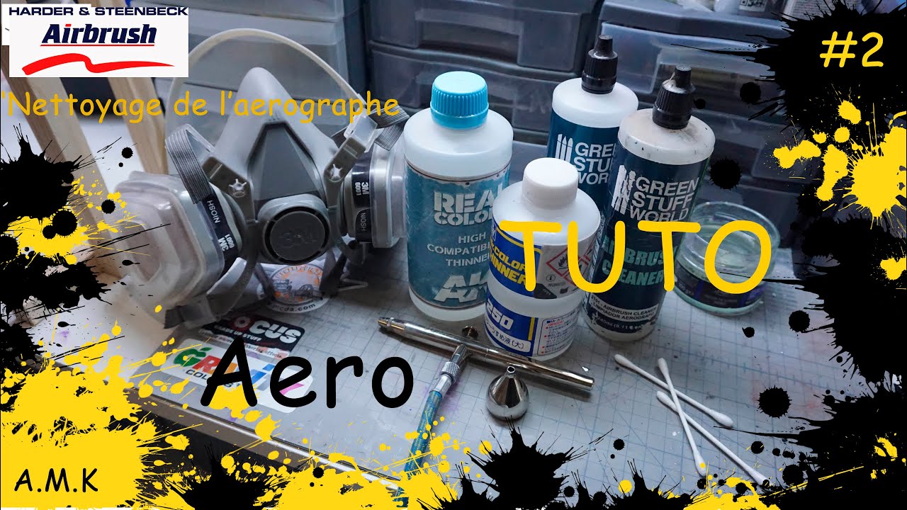 [Tuto débutants]: Le nettoyage de l'aérographe