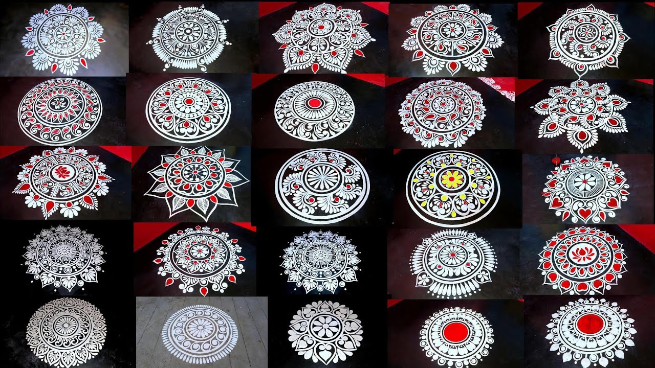 Top 56 Saraswati Puja Special Alpona Designs/Alpona Design photos/2026 alpona 