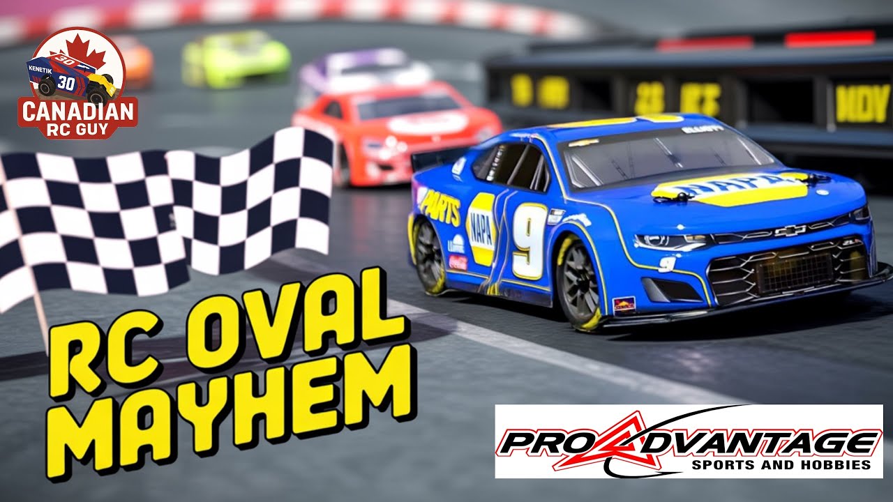 Can we make it to the front? Rc oval racing at its Best!