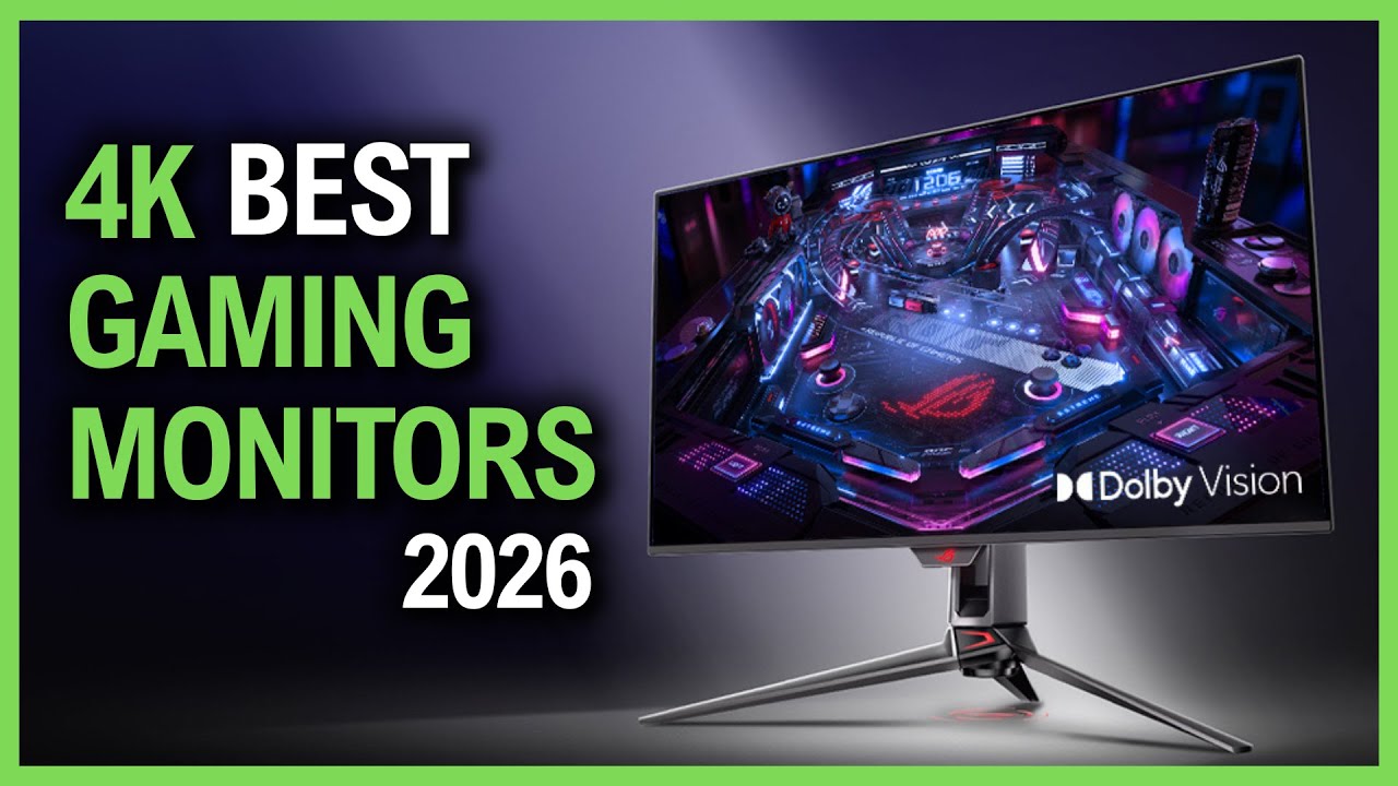 Best 4K Gaming Monitor 2026 – Top 5 High-Performance Displays