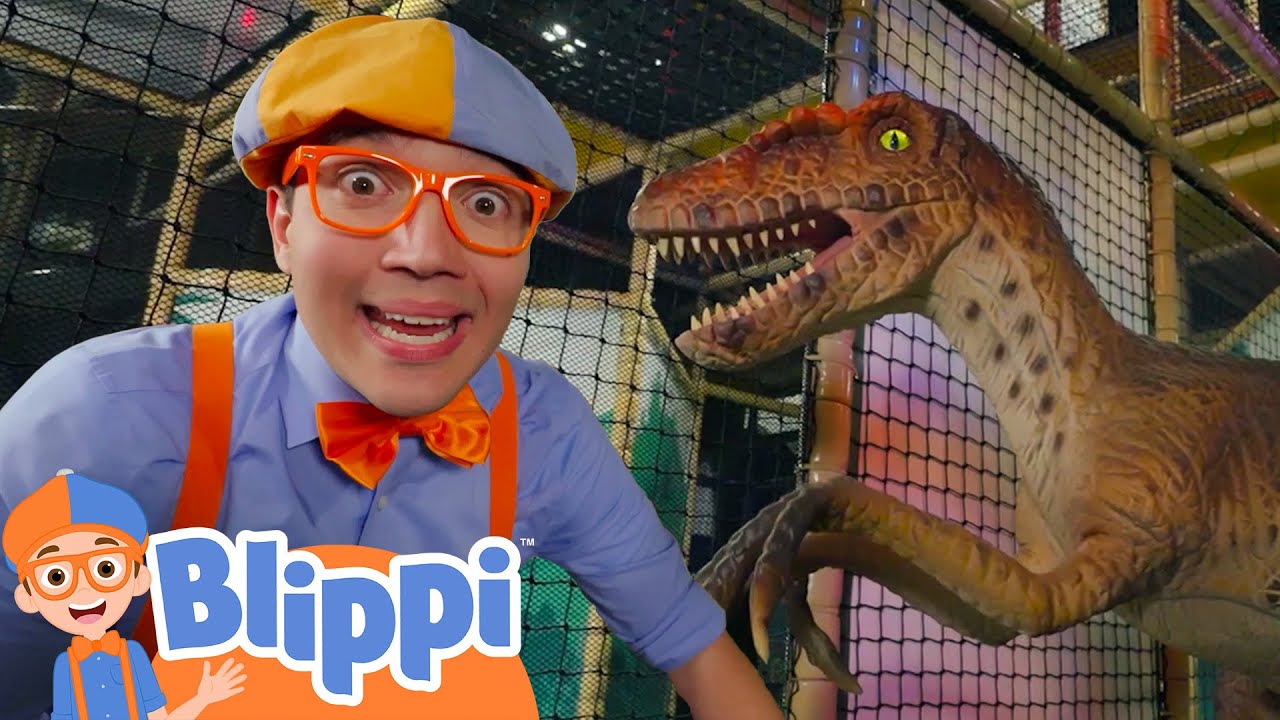 Blippi Meets Baby Dinosaurs | Playground Video | Educational Videos for Kids