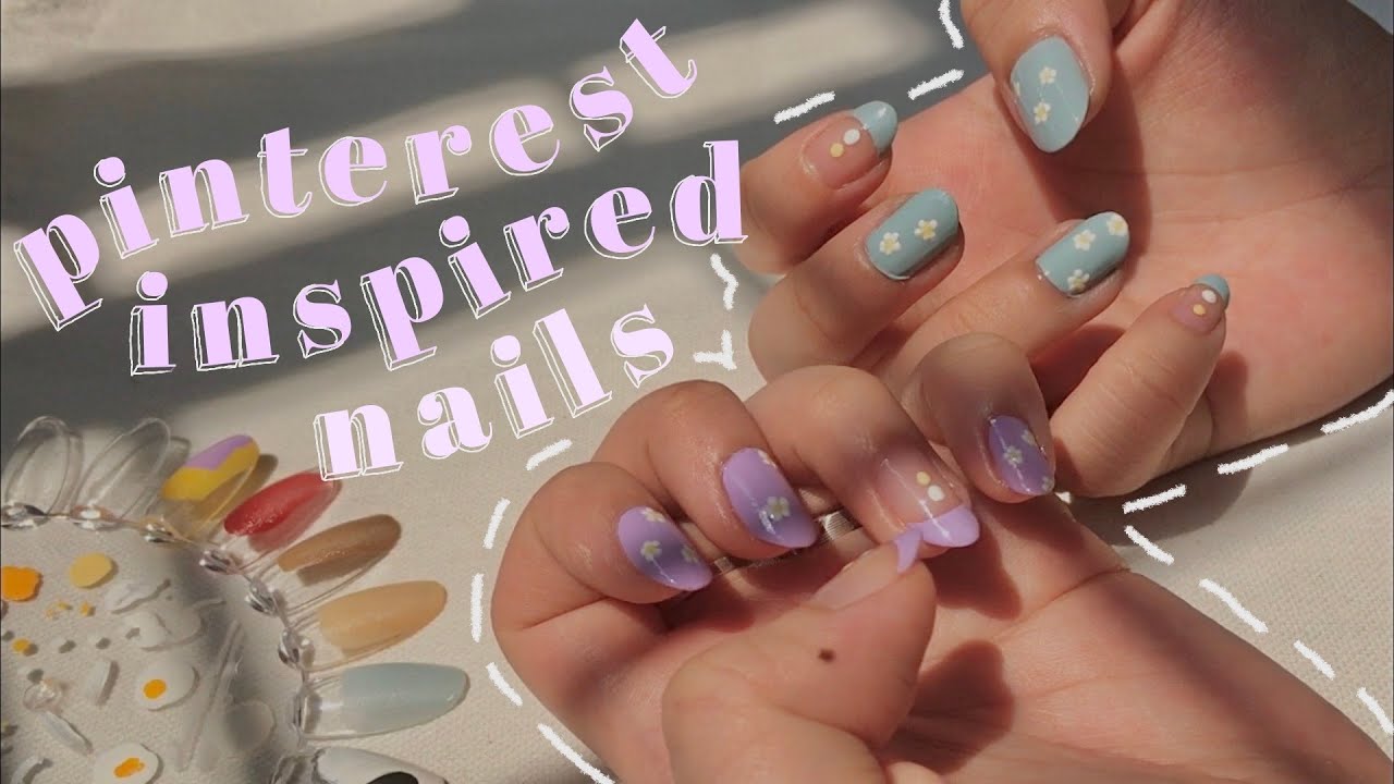 cute & easy diy pinterest nail art #01