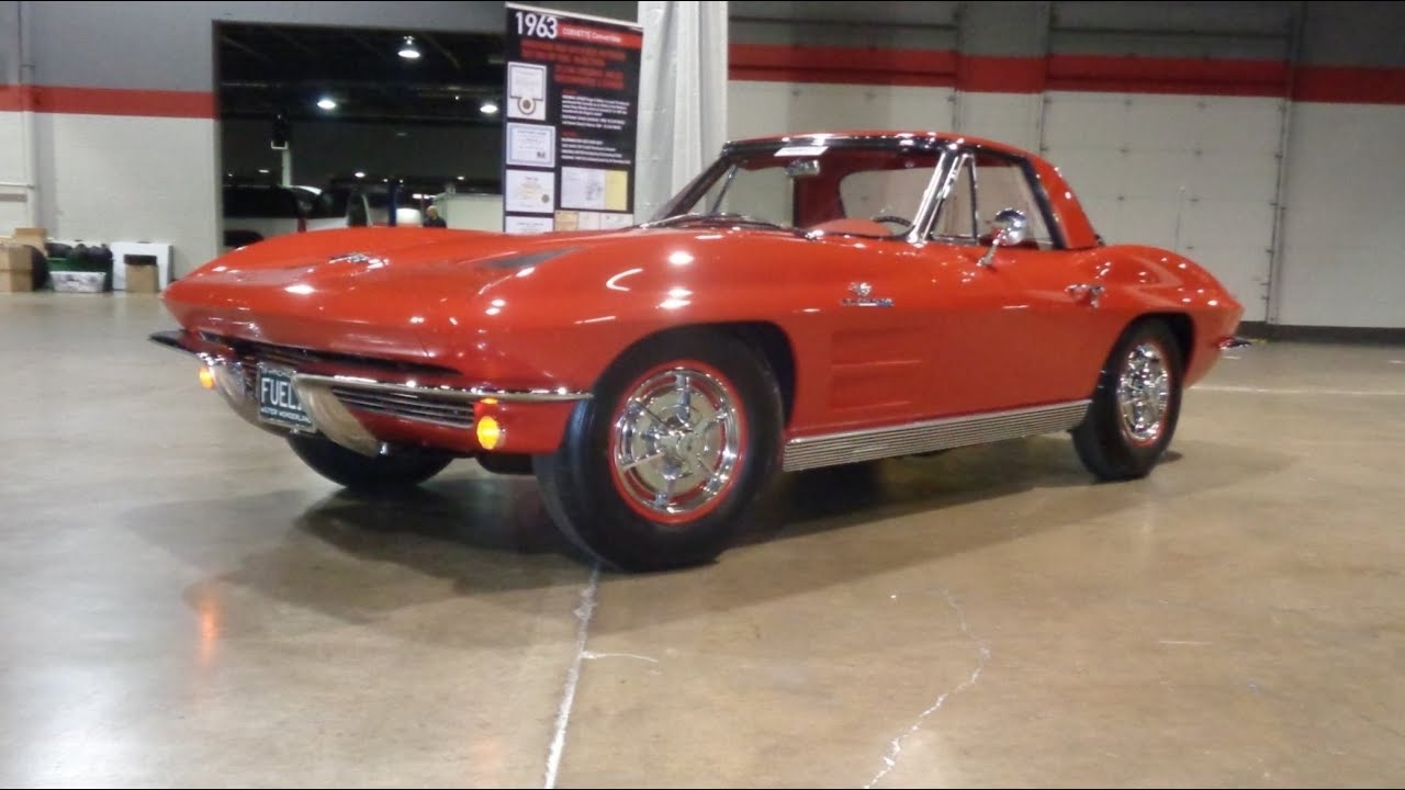 1963 Chevrolet Corvette Fuel Injected Fuelie 4 Speed Convertible Red My Car Story with Lou Costabile