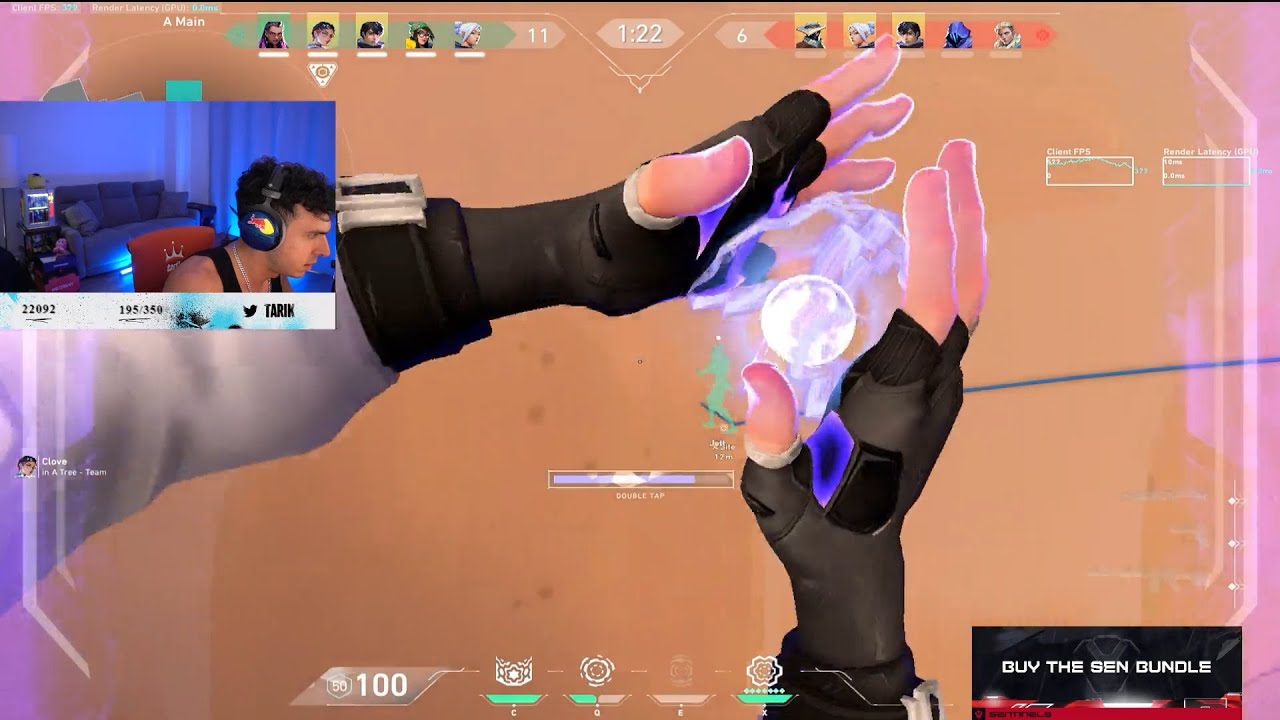 ASCENT MAP! SEN TARIK ISO VALORANT RANKED GAMEPLAY [Full Match VOD]
