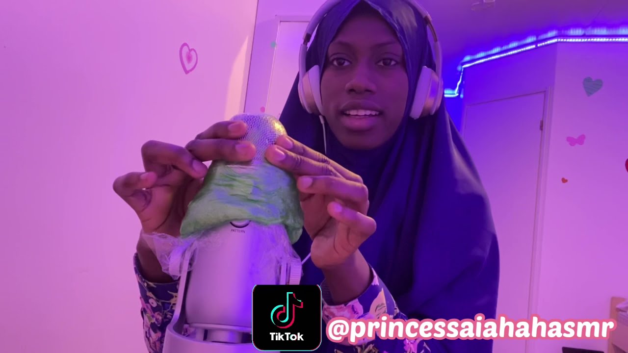 ASMR Slime on mic - underwater tingle sounds