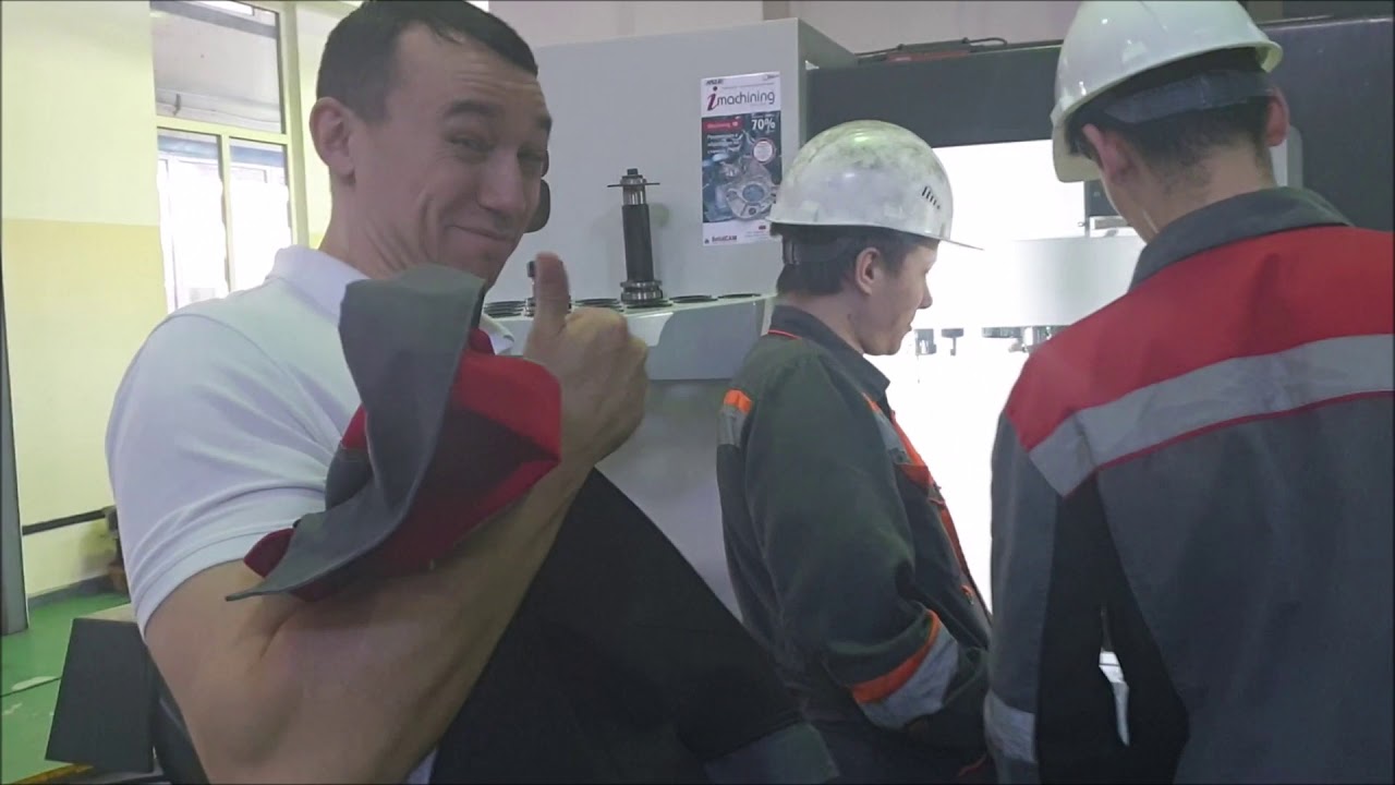 SolidCAM Imachining обработка рельс на станке HAAS VF3. Imachining milling of a rail on the HAAS VF3