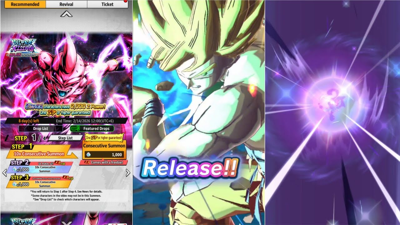 Ultra Buu Kid Banner Summoning | Summon | Dragon Ball Legends 