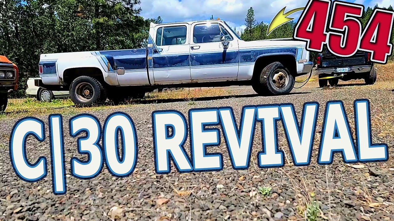 Chevrolet C30 Dually 454 1984 года. Мой первый квадратный кузов. Заведётся ли?