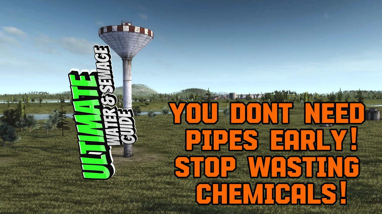 You DON'T NEED pipes! Water & Sewage Guide - Workers and Resources:Soviet Republic