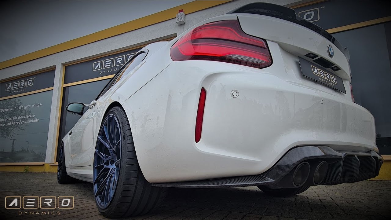 AERO Diffusor, Seitenschweller Carbon mit TÜV für BMW M2 N55 Competition M2CS F87 Spoiler