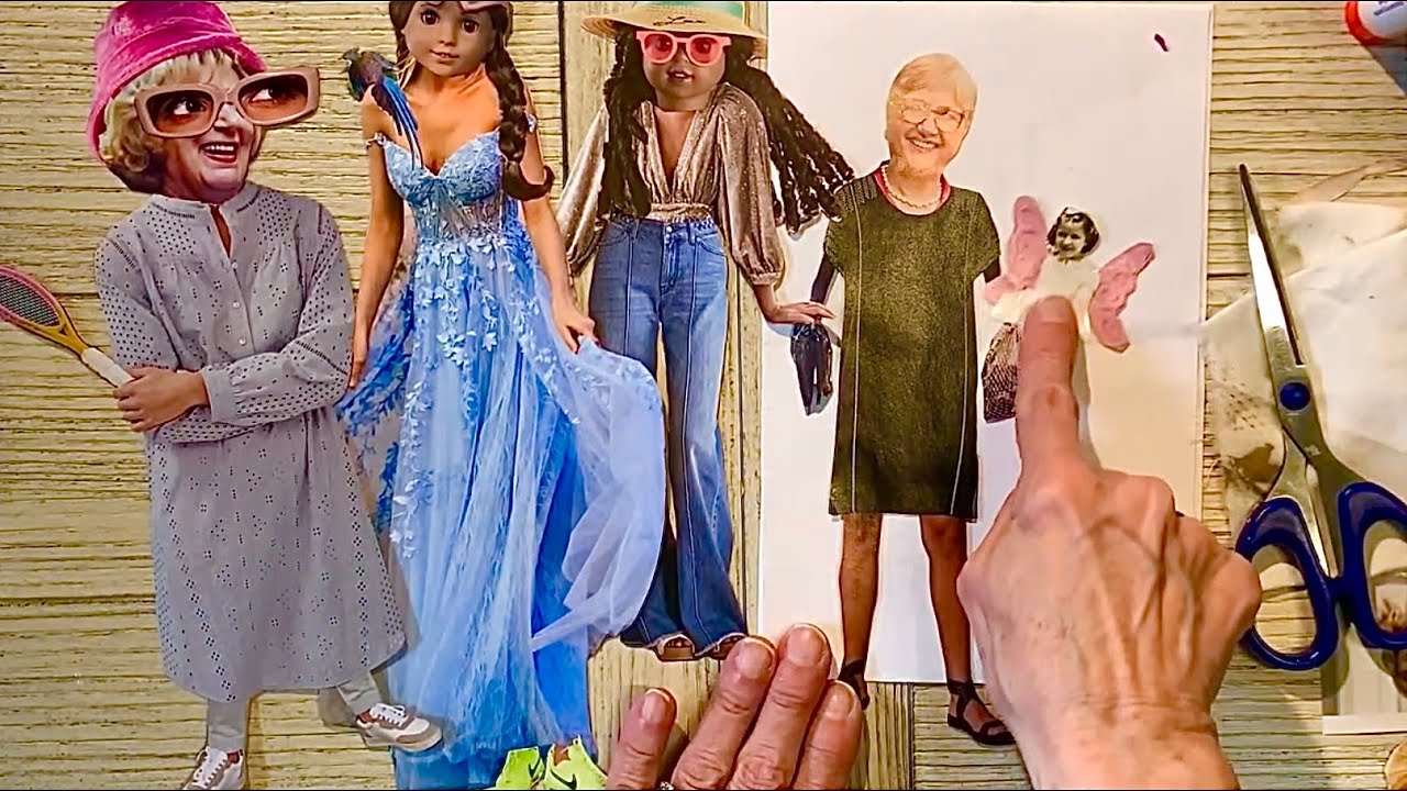 Creative Paper Dolls from Recycled Magazines | Inspire