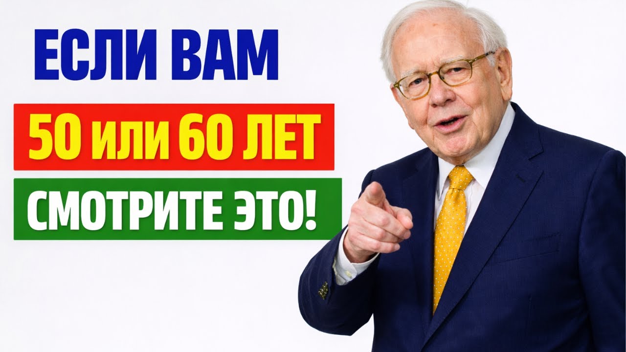 Уоррен Баффетт: Если вам 50–60 лет, обязательно посмотрите это