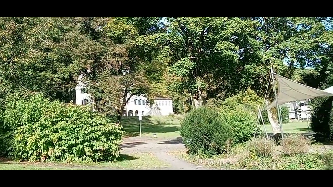 Walking up to Erwin Rommel house, outside of Ulm Germany.