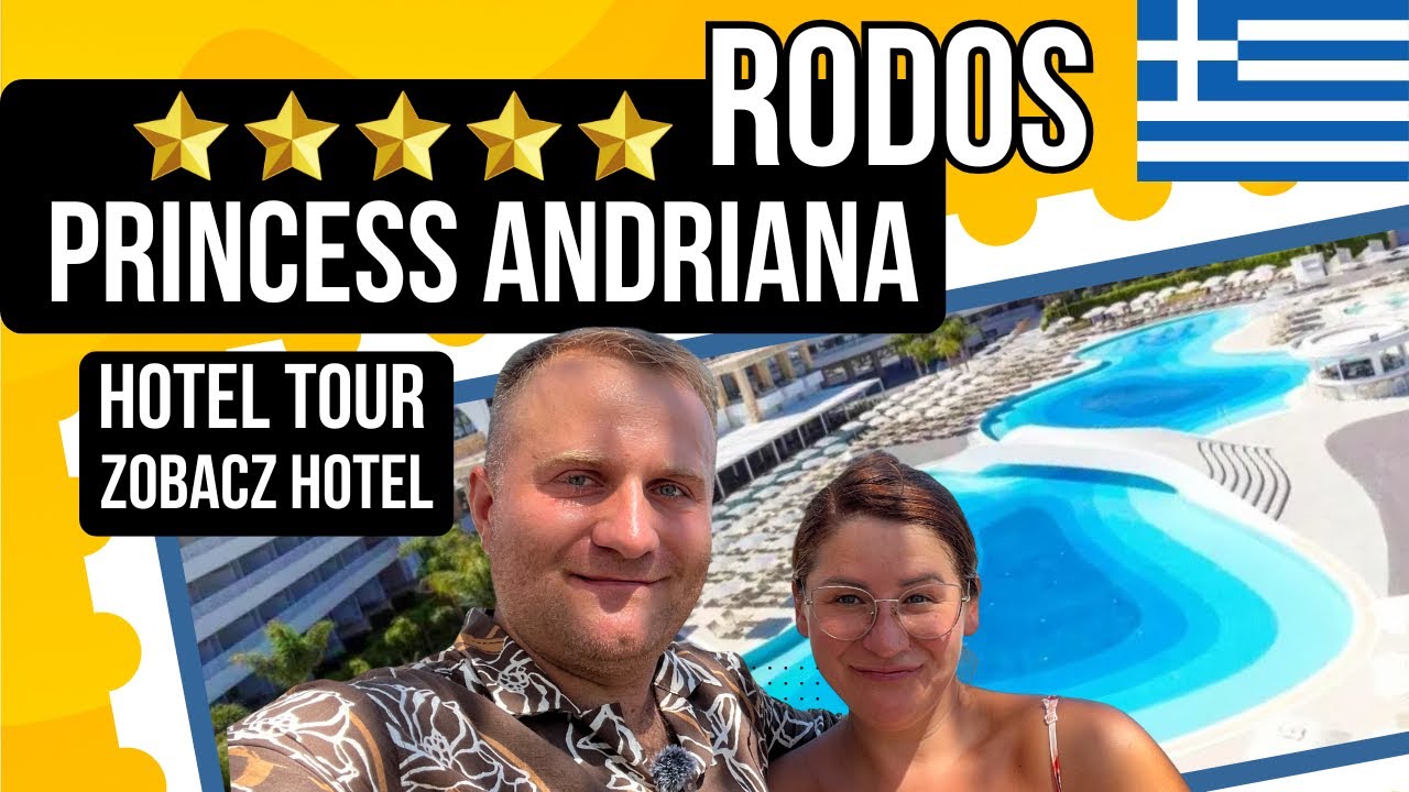 🇬🇷PRINCESS ANDRIANA RESORT & SPA 5⭐️⭐️⭐️⭐️⭐️ Hotel tour. All Inclusive Grecja. Rodos.
