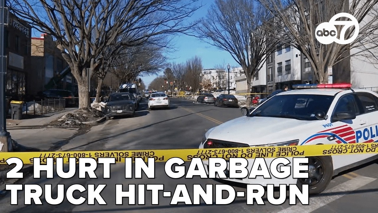 🔴LIVE: 2 female pedestrians hurt after being hit by garbage truck in Northwest DC
