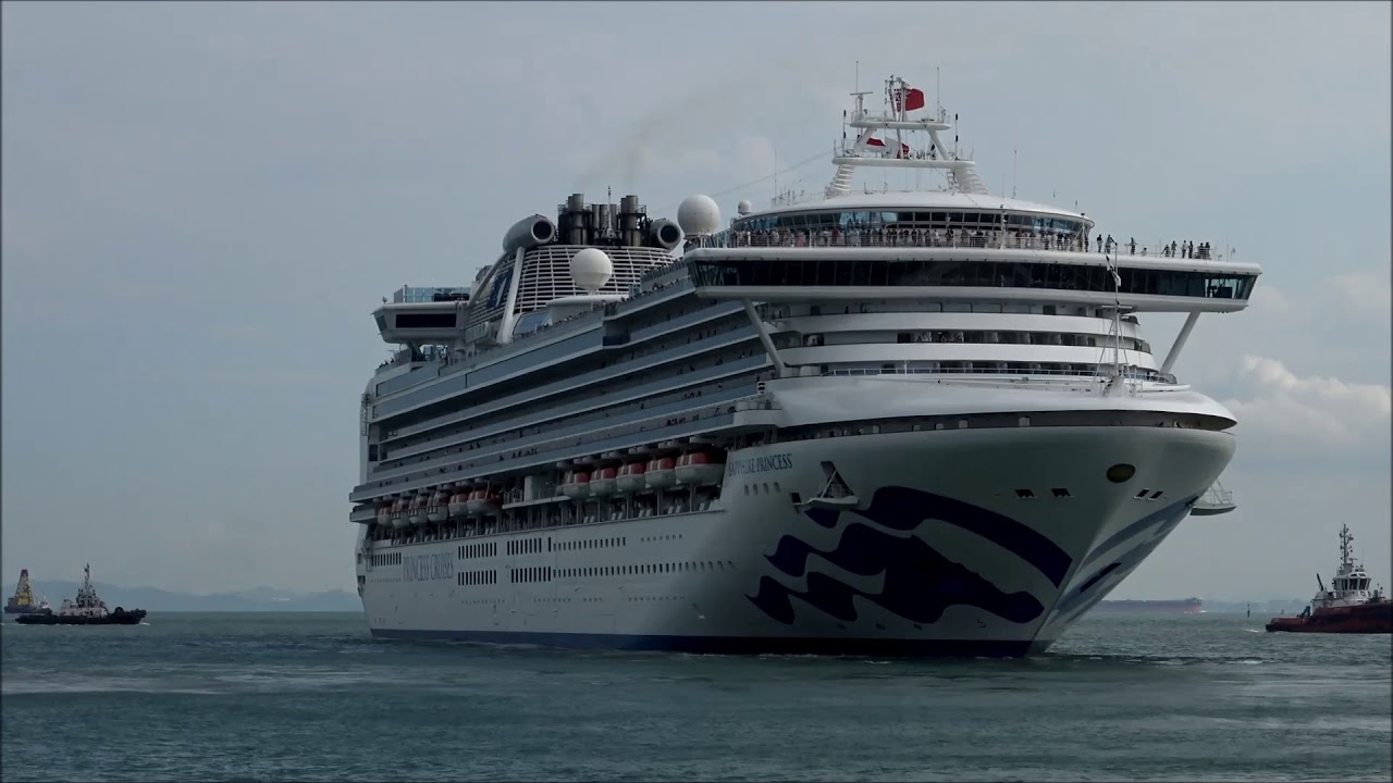 Sapphire Princess Sail -Away From Singapore