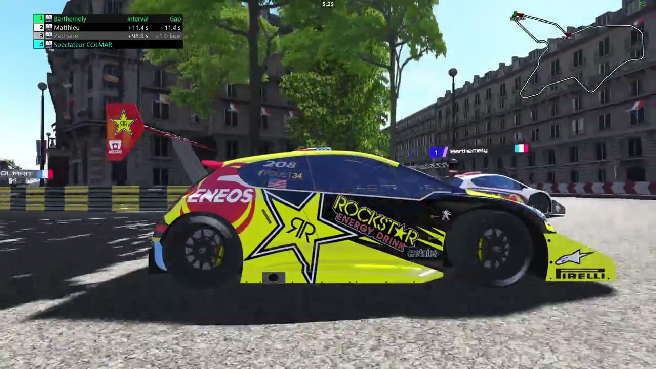 Legend Track - Graeffly Course 4 Peugeot 208T16 Paris