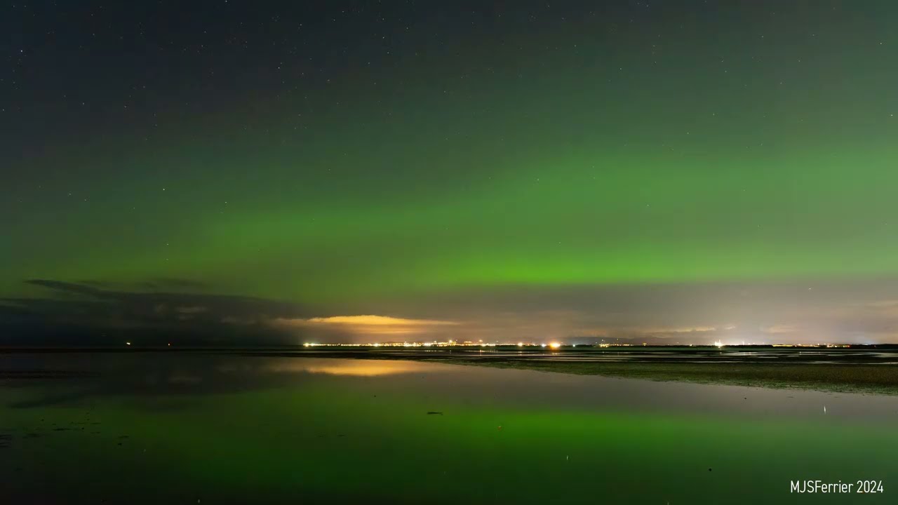 Northern Lights 03/03/24 Barassie Beach, Troon, Scotland